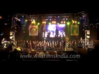 Medley by All Naga stars at the closing ceremony of Hornbill Festival