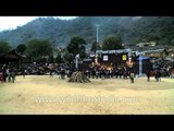 Bonfire night at the Closing Ceremony of Hornbill Festival in Nagaland