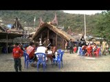 Chakhesang tribe from Nagaland lunching at Hornbill Festival