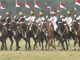 Cavalry march past on the Republic Day Parade of India in Delhi