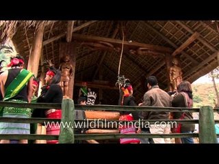 Garo Nokpante Hut at Naga Heritage village, Kisama