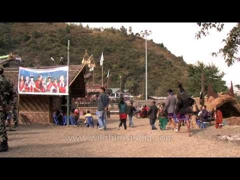 Nagaland hornbill festival Lotha hut