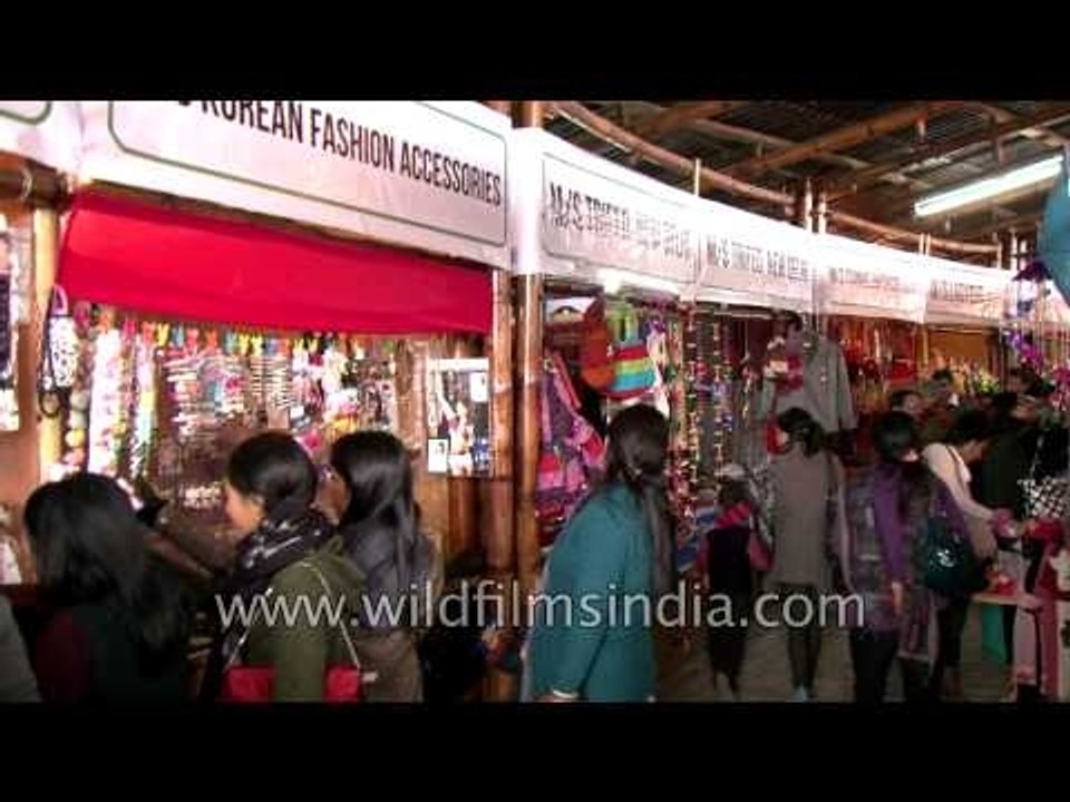 NorthEast traditional & Cultural design & printing stall in Hornbill Festival