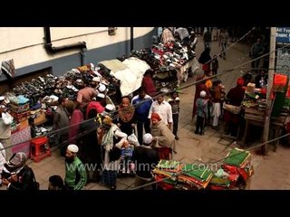 Chinese made products sold at Hazrat Nizamuddin Basti, Delhi