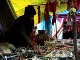 So many choices of prayer beads to chose from at Amarnath Trek