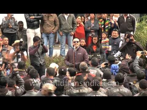 Words of encouragement from Himato Zhimomi during the Hornbill Northeast Rider meet '12