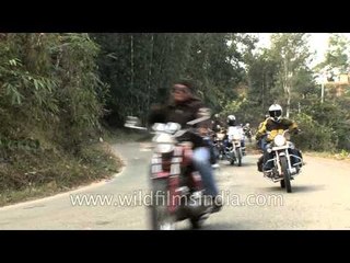 Celebrating the camaraderie on Royal Enfield motorcycles in Nagaland!