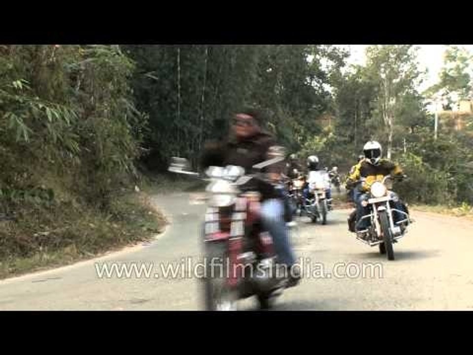 Celebrating the camaraderie on Royal Enfield motorcycles in Nagaland!