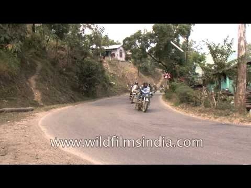 Royal Enfield riders at the North east Riders meet (NERM), 2012, Nagaland