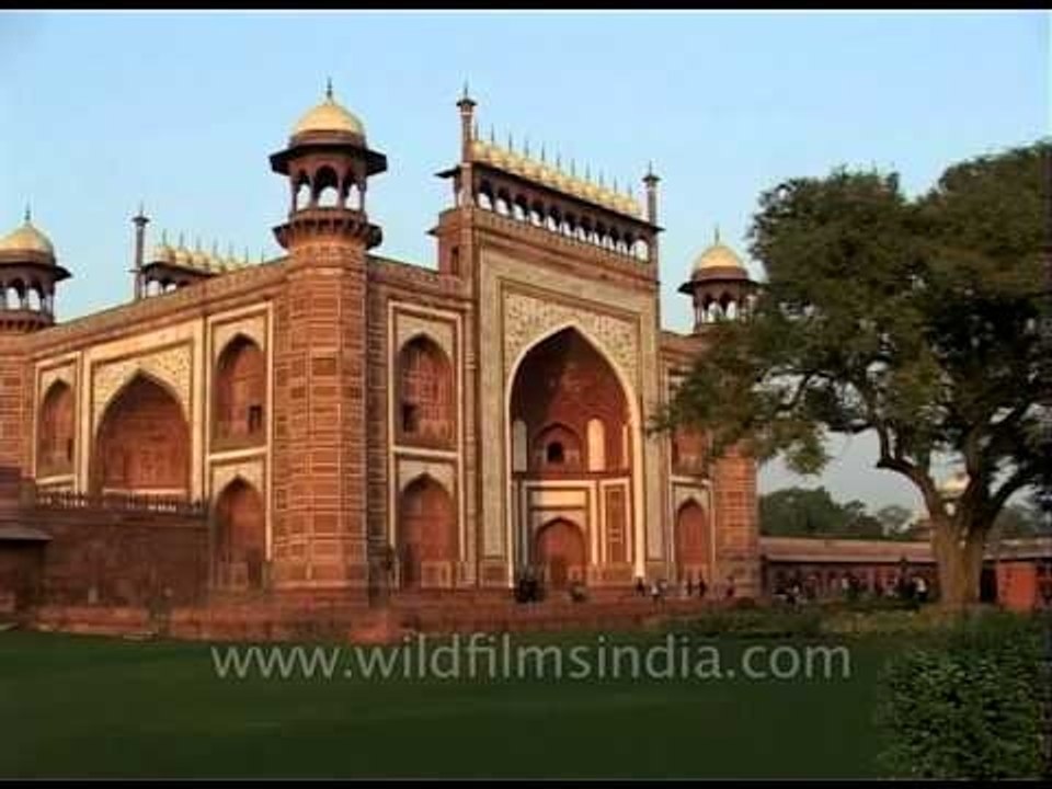 The Great gate of Taj Mahal, Agra