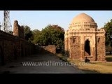 Wall mosque of the Wazirpur Group of Monuments in RK Puram, Delhi