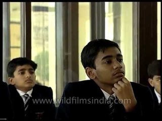 Physics class at Scindia school, Gwalior