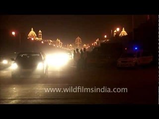Police perimeter set up to protect India's President near Rashtrapati Bhavan