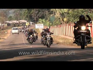 One crazy wild ride in India's North East - A swarm of Legendary Royal Enfield Bullets