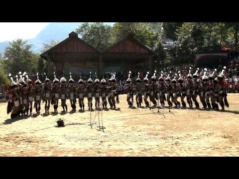 Khiamniungan Naga tribes men dancing like Horse?!?!