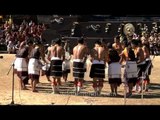 Angami Nagas performing songs meant for singing while working in the field, Nagaland