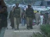 Indian security forces deployed to provide security to pilgrims at Amarnath Base-camp!