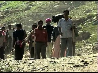 Tough uphill trek for receiving Moksha at Amarnath Yatra