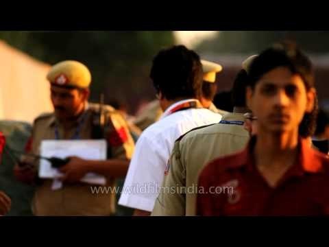 Spectators out to watch 2010 Delhi XIX Commonwealth Games - Jawaharlal Nehru Stadium