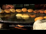 Roadside Aloo Tikki in Chandni Chowk, Old Delhi