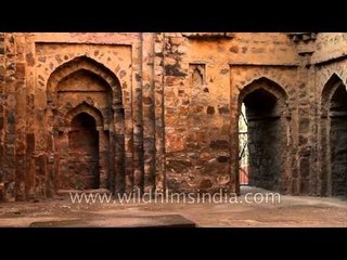 Strange roofless structure of the Lodhi era - Munda Gumbad, Delhi