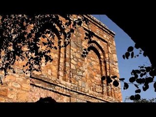 An unusual architectural piece of the Lodhi period - Munda Gumbad, Delhi