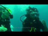 Scuba diving: look for underwater adventure
