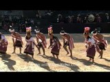 Traditional dance by Kom tribe of Manipur at Hornbill festival, Nagaland