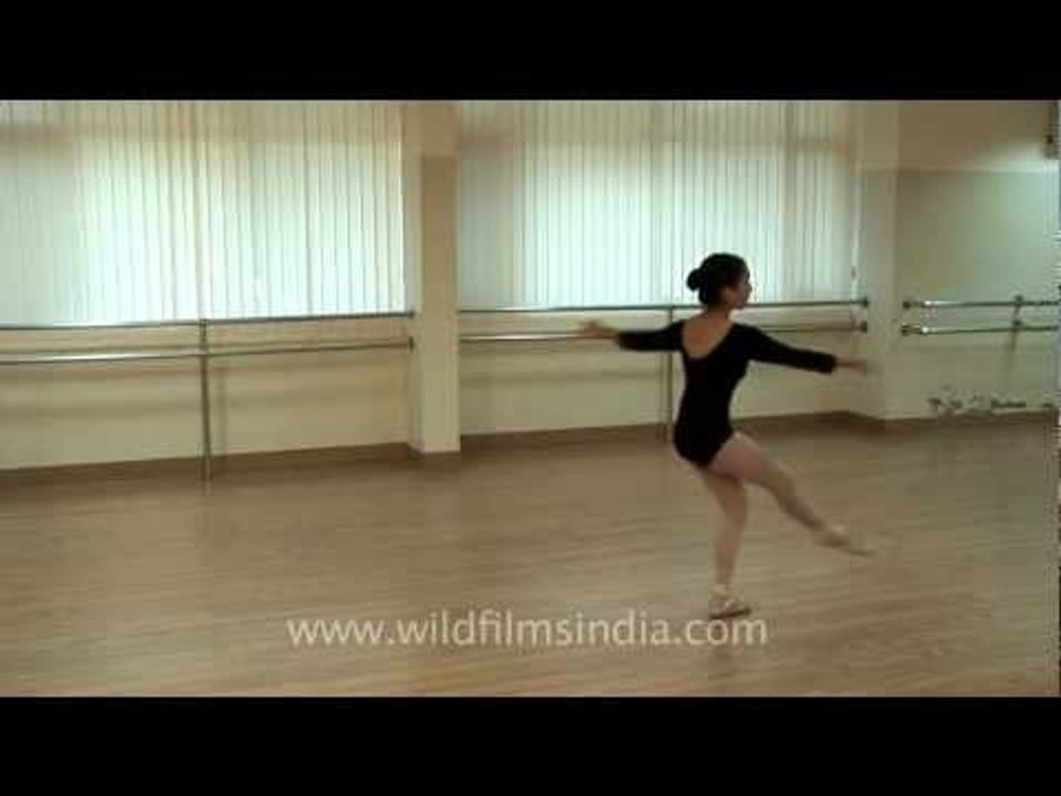 Indian ballerina shows off her moves