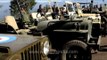 American army soldiers in Willys jeeps arrive in north-east India?