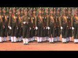 Ceremonial changing of the Guard at Rashtrapati Bhavan, Delhi