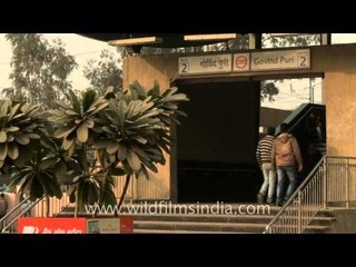 Govindpuri Delhi metro station entry gate No. 2
