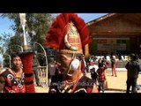 Yimchunger Naga tribes dressed to the teeth - Hornbill festival, Nagaland