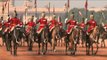 Horse Guards Parade changing of the guards, Rashtrapati Bhavan - Delhi