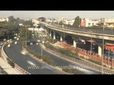 Traffic time-lapse of the Lajpat Nagar flyover