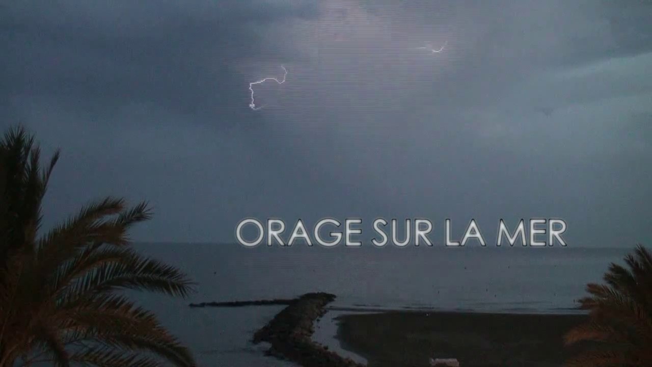 ORAGE SUR LA MER
