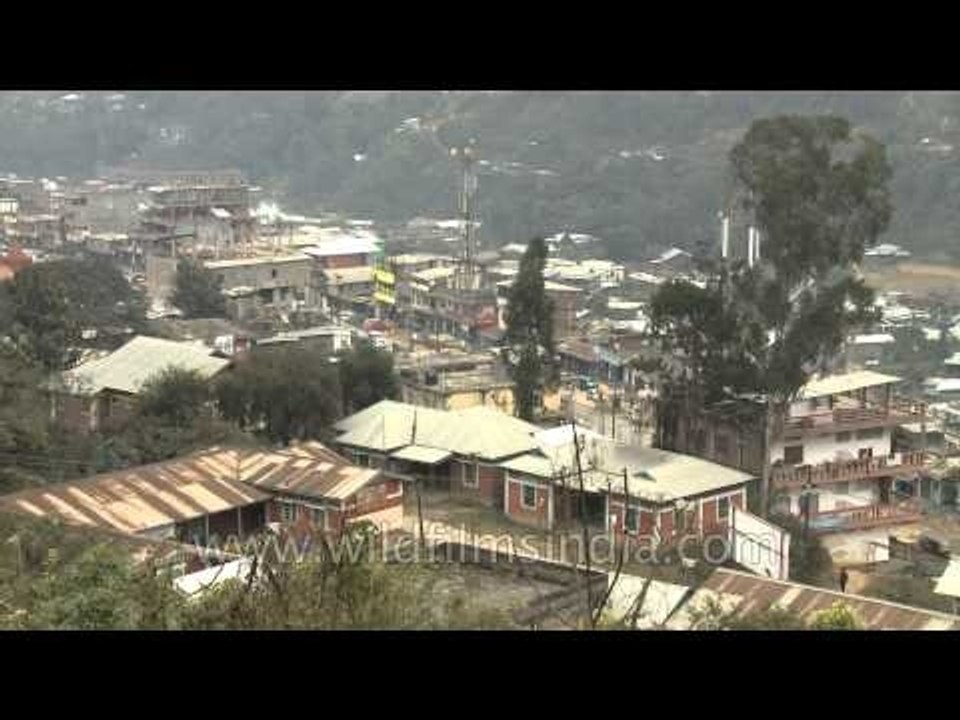 Very hilly but beautiful view of Senapati District, Manipur