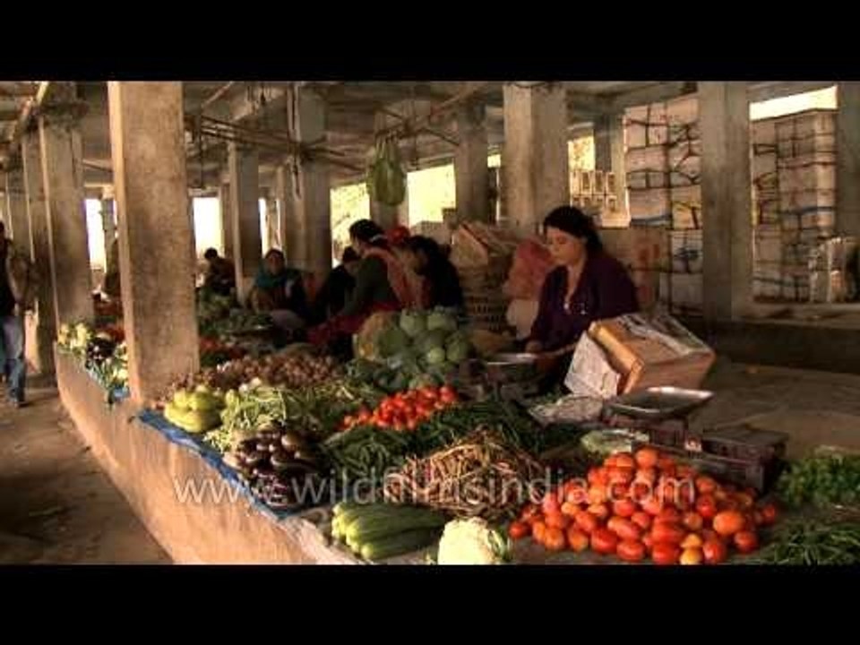 Fruit and vagetable market shed - Senapati, Manipur