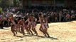 Tribal chants, drums and war cries at the opening of Hornbill Festival, Nagaland