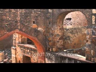 Ruins of Zafar Mahal with Moti Masjid adjoining
