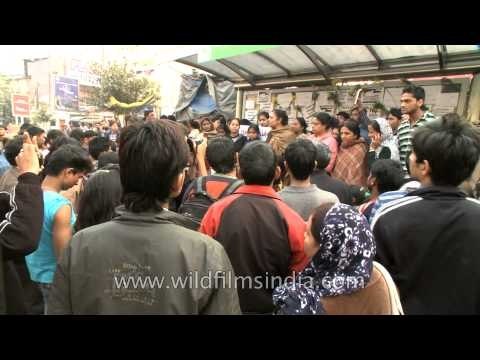 Delhi gang-rape in a bus sparks protests across India