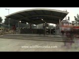 INA metro station with commuters in a time lapse!