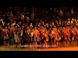 Bonfire night at Nagaland Hornbill festival ground