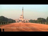 Equestrian display & Military band at the Rashtrapati Bhavan during the changing of guard