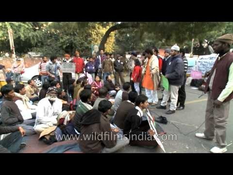 Delhi gang-rape case: Protesters gather at Jantar Mantar
