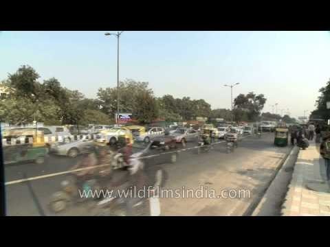 Time Lapse of Traffic at Ring Road, Delhi