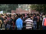 Anti gang-rape protests at Safdarjung Hospital