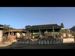 Culture and houses of Yikhum village in Wokha, Nagaland