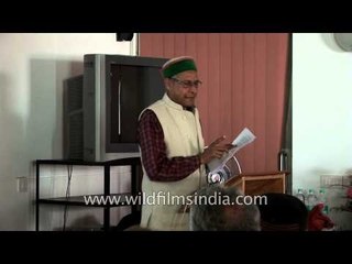 Dr. Shekhar Pathak speaking at Mussoorie Writers' Festival Part - 1