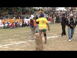 Indian rural weight lifting - old athlete, strong muscles!